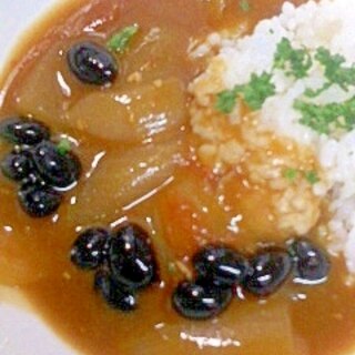 黒豆入りカレー